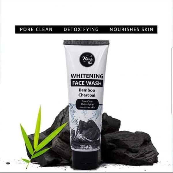 Rivaj UK Original Whitening Face Wash Bamboo Charcoal 100ml