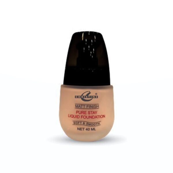 Christine Matte Finish Liquid Foundation Shade Beige 04 - 40ml