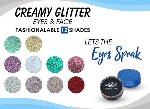 Christine Creamy Glitter Eye Shade - Shade 01 - Image 2