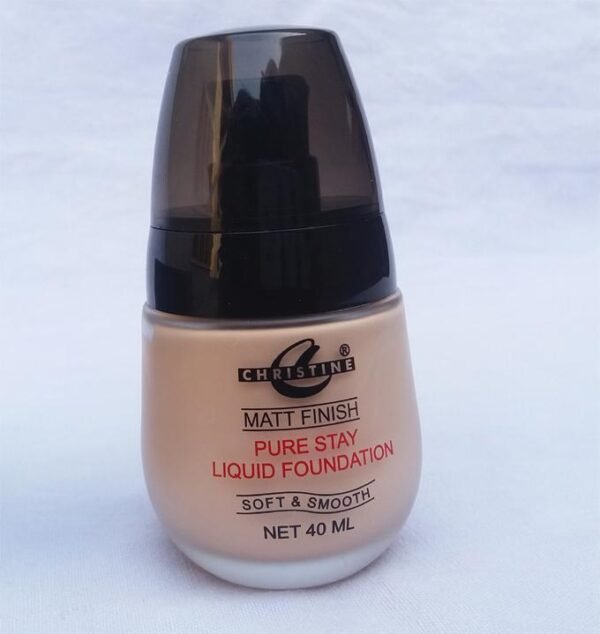 Christine Matte Finish Liquid Foundation Shade Natural Pink 05 - 40ml