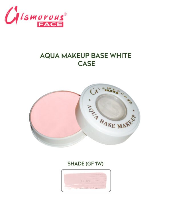 Glamorous Face Aqua Makeup Base White Casing Pan - Shade 1W