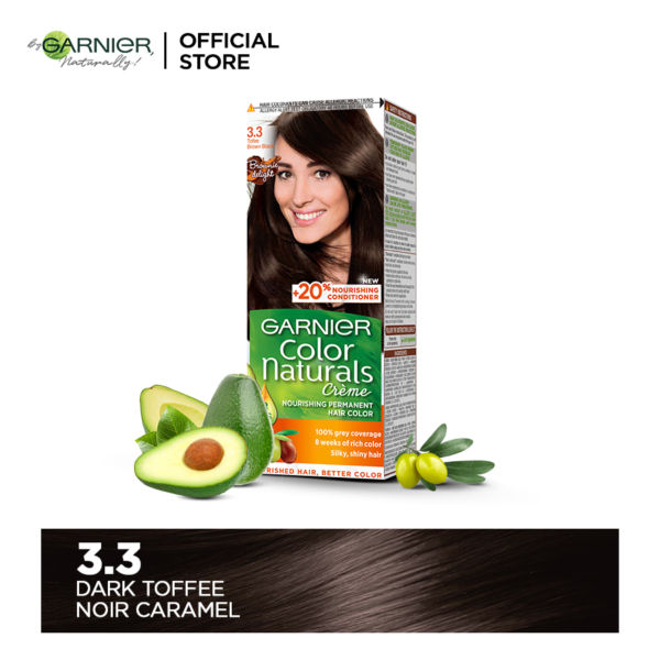 Garnier Color Naturals 3.3 Dark Toffee Noir Caramel Hair Color