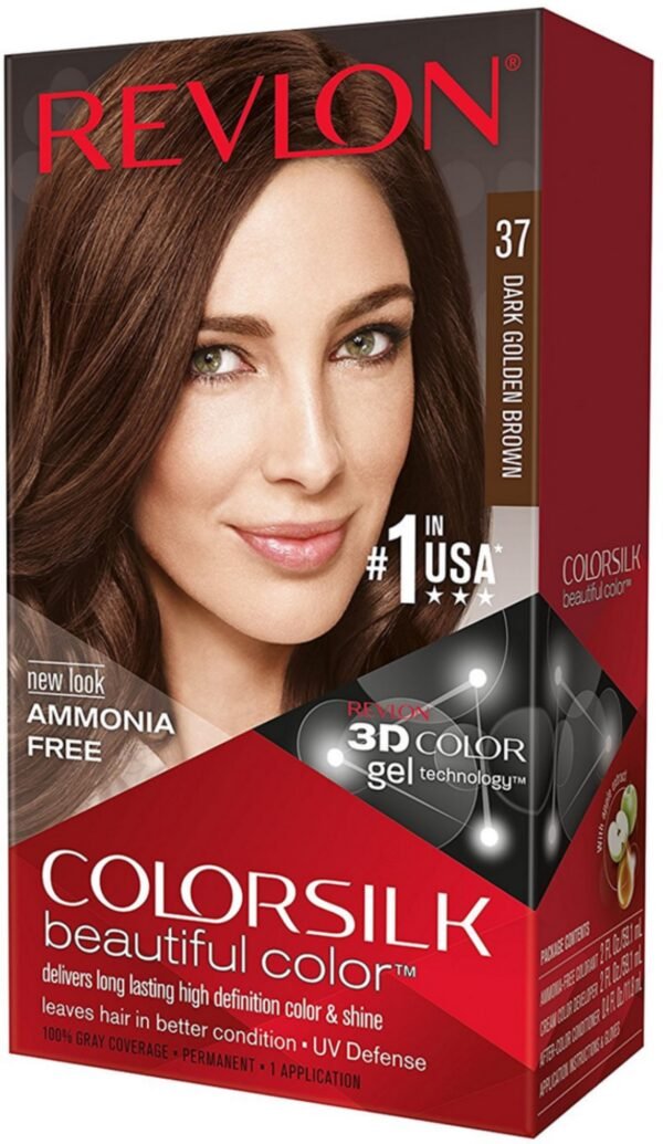 Revlons (Italy) 37 Dark Golden Brown 3D Hair Color