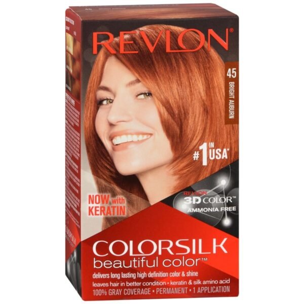 Revlons (Italy) 45 Bright Auburn 3D Hair Color