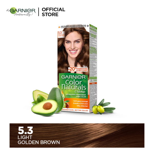 Garnier Color Naturals 5.3 Light Golden Brown Hair Color