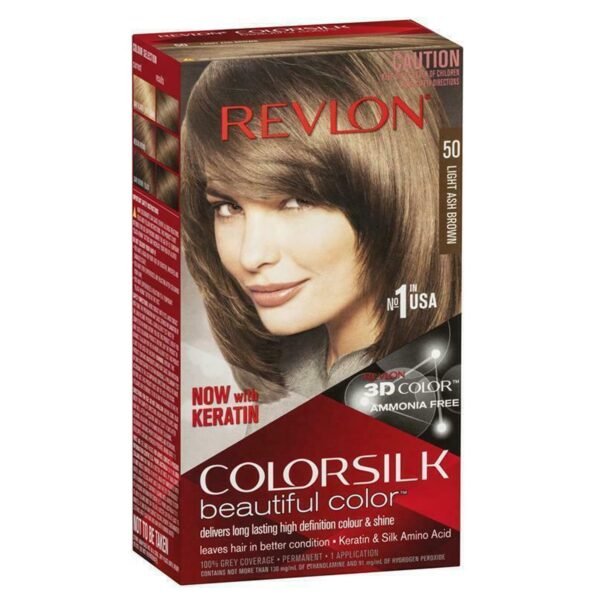 Revlons (Italy) 50 Light Ash Brown 3D Hair Color