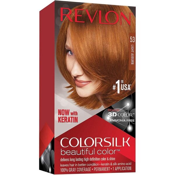 Revlons (Italy) 53 Light Auburn 3D Hair Color