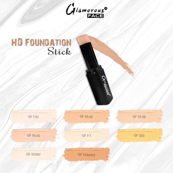 Glamorous Face HD Matte Foundation Stick - 8 Beautiful Shades - Image 2