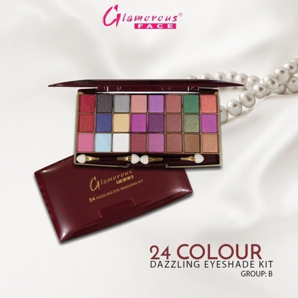 Glamorous Face 24 Color Dazzling Eye Shadow Kit - Group B