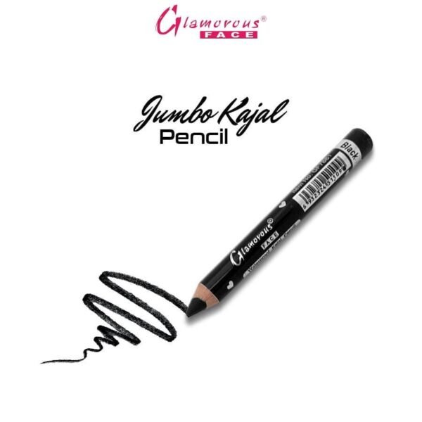 Glamorous face Jumbo Eyeliner Kajal Pencil - Black