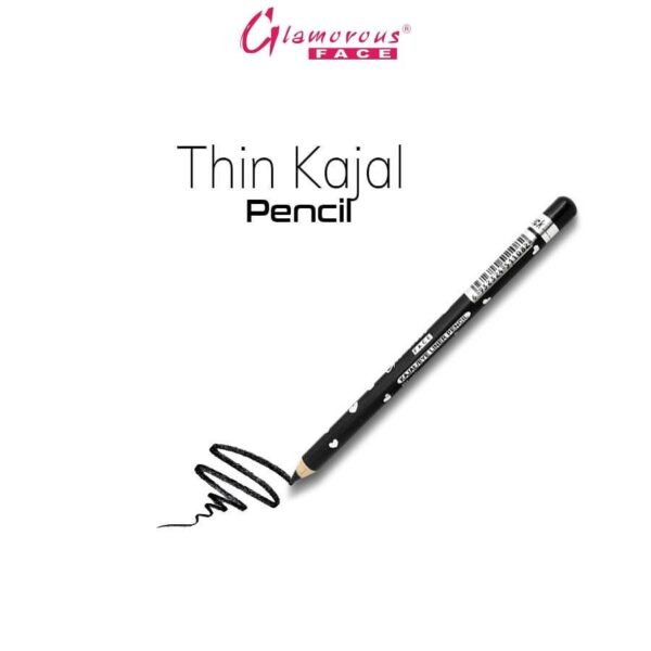 Glamorous face Thin Kajal Pencil - Black