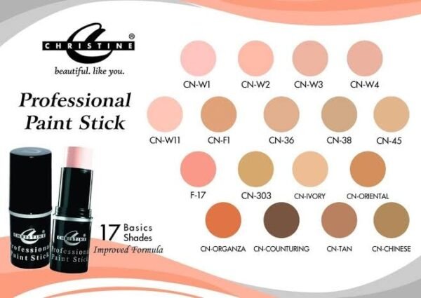 Christine Professional Paint Stick - 17 Beautiful Shades - Image 2