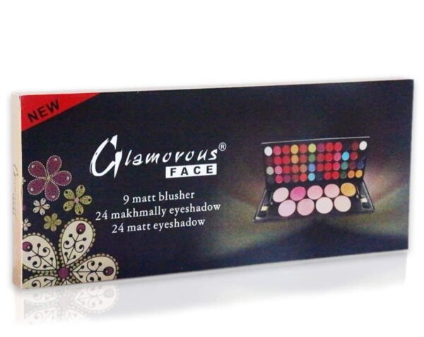 Glamorous Face 24 Makhmally + 24 Matte Eye Shadows + 9 Blush On, Highly Pigmented PRO Eye/Face Palette - Image 4