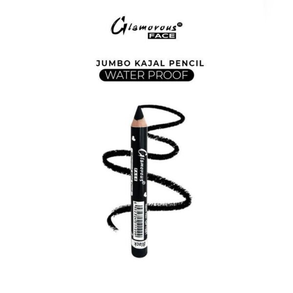 Glamorous face Jumbo Eyeliner Kajal Pencil - Black - Image 2