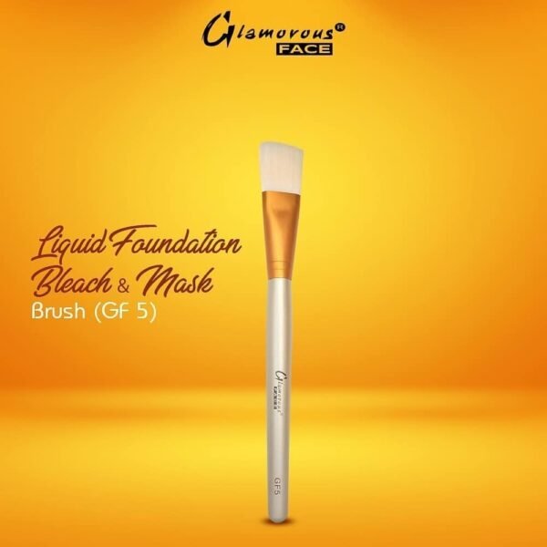 Glamorous Face 05 Professional Metallic Liquid Foundation, Bleach & Mask Brush