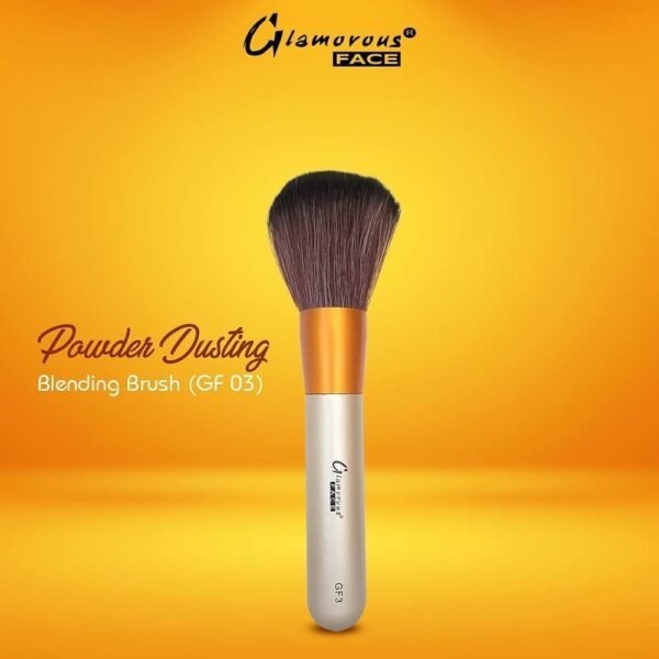 Glamorous Face 03 Professional Metallic Powder Dusting & Blending MakeUp Brush (Soft)