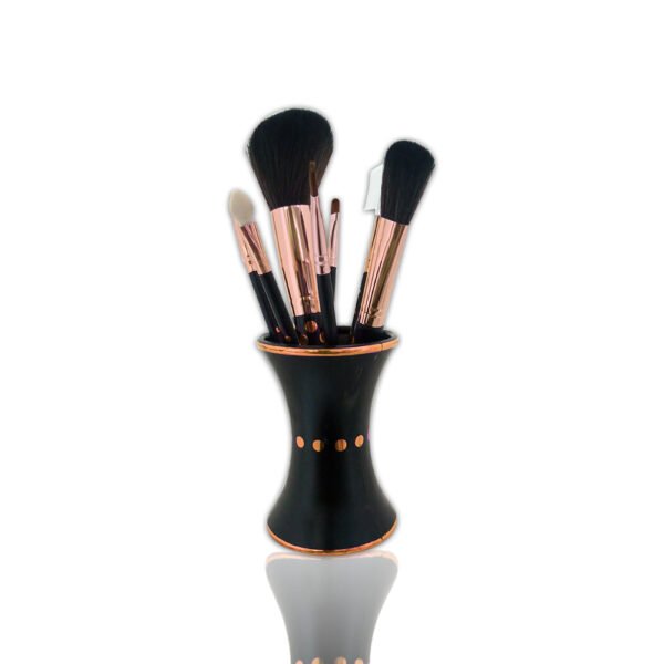 Glamorous Face 8 in 1 Pot Glass Professional Makeup Brush Set - Image 2