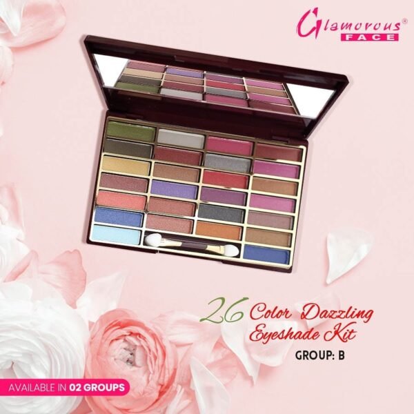 Glamorous Face 26 Color Dazzling Eye Shadow Kit - Group B