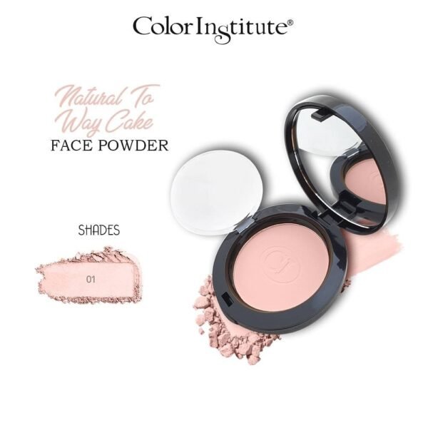 Color Institute Natural Two Way Cake Face Powder - Shade No 01