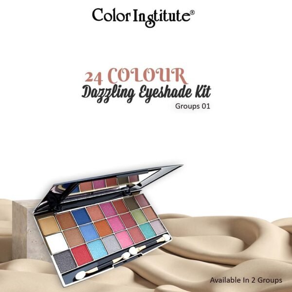 Color Institute 24 Color Dazzling Eye Shade Kit - Group 01