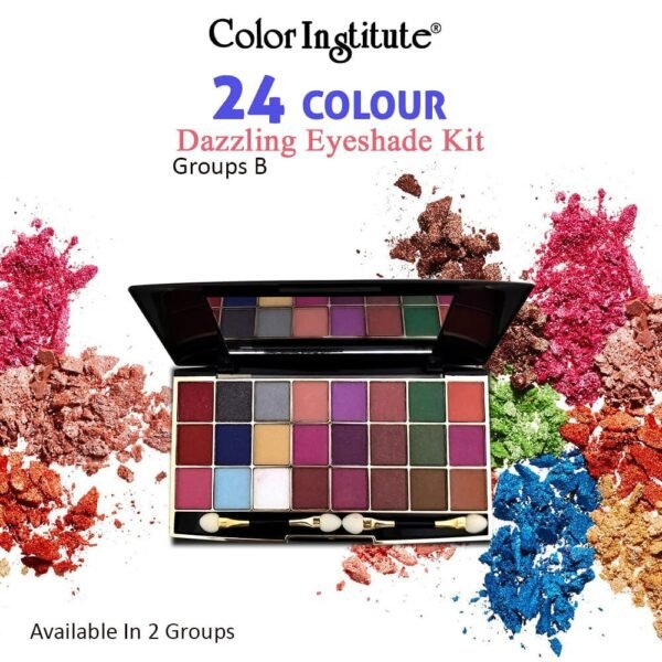 Color Institute 24 Color Dazzling Eye Shade Kit - Group 02