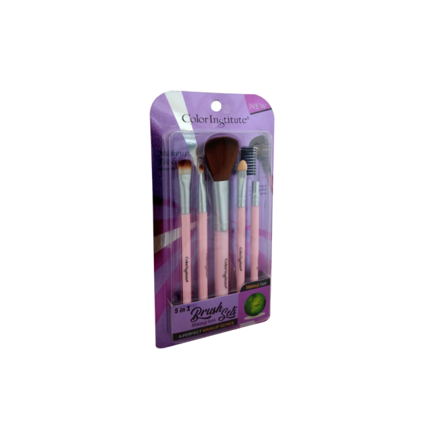 Color Institute 5 in 1 Card Brush Set - Purple