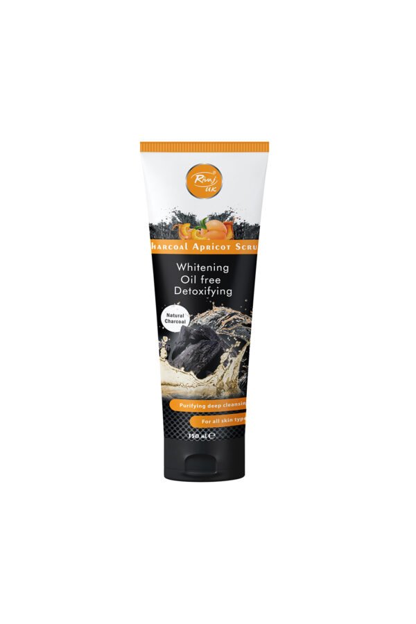 Rivaj UK Charcoal Apricot Scrub (150ml) - Image 2