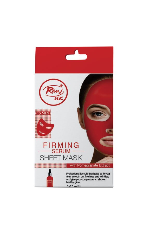 Rivaj UK Firming Serum Sheet Face Mask (3 Sheets) - Image 2