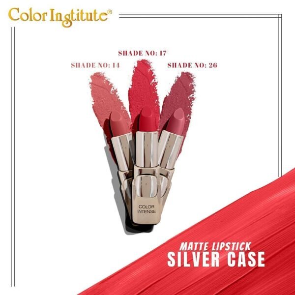 Color Institute Color Intense Lipstick (Silver Case) - 36 Beautiful Shades