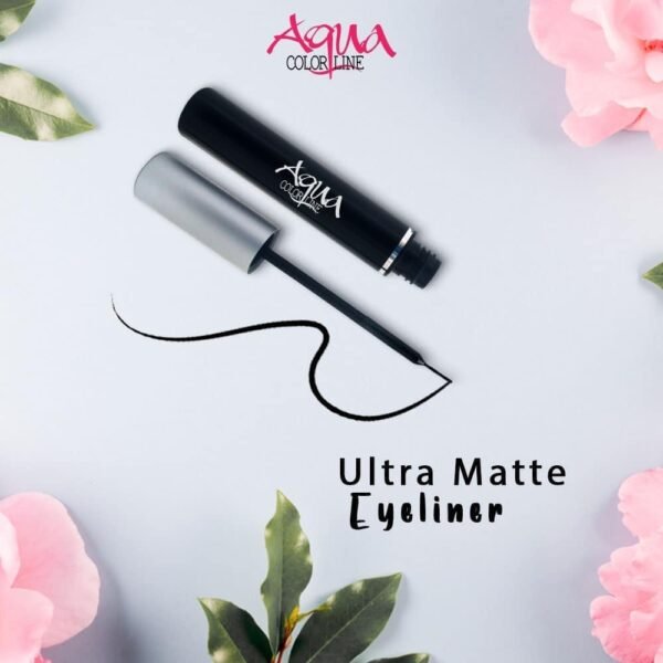 Aqua Color Line Matte Eyeliner (Black)