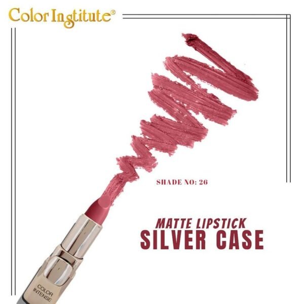 Color Institute Color Intense Lipstick (Silver Case) - Shade No 26