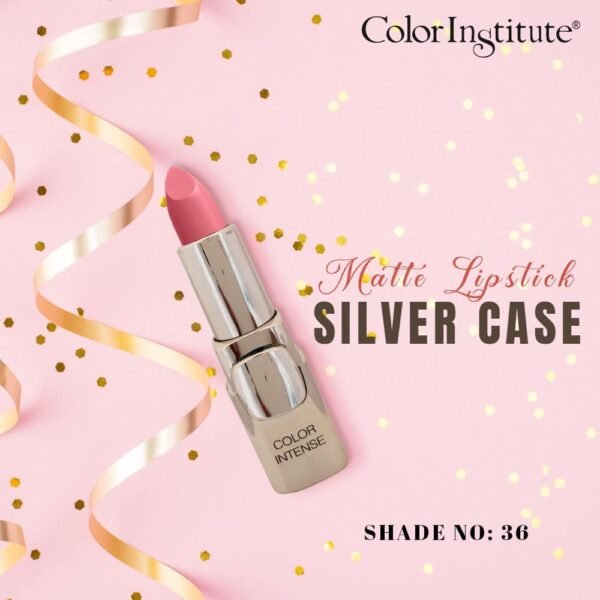 Color Institute Color Intense Lipstick (Silver Case) - Shade No 36