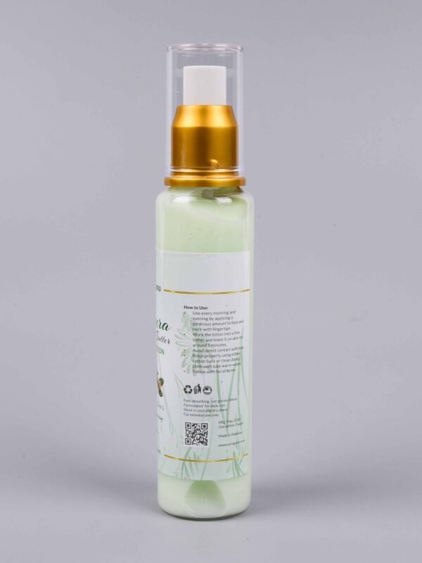 Auragano Aloe Vera Cleansing Lotion with Shea Butter - 100ml - Image 3