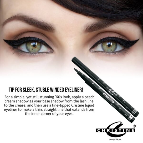 Christine Waterproof Marker/Pen Eyeliner - Black