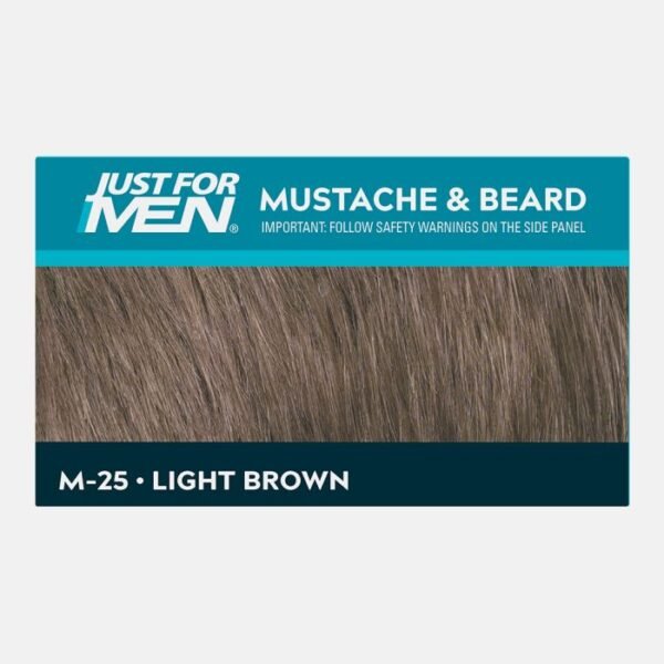 Just For Men - Mustache & Beard Color M-25 Light Brown - Image 3