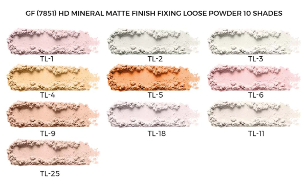 Glamorous Face Fixing Loose Powder  - 10 Beautiful Shades - Image 2