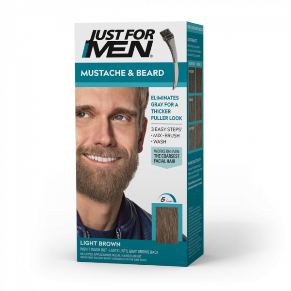 Just For Men - Mustache & Beard Color M-25 Light Brown