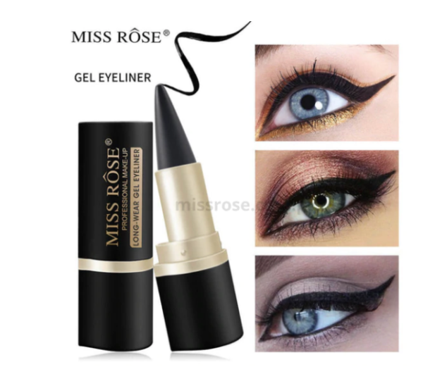 Miss Rose Long-Wear Gel Eyeliner - (Black)