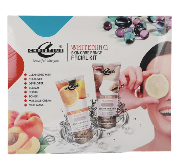 Christine Fruit Whitening Skin Care Range Facial Kit - Image 3