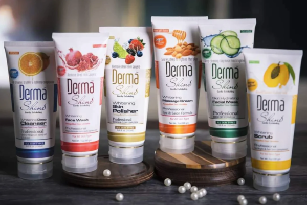 Derma Shine Fruity Facial Kit - Pack Of 6 Tubes (70ml)