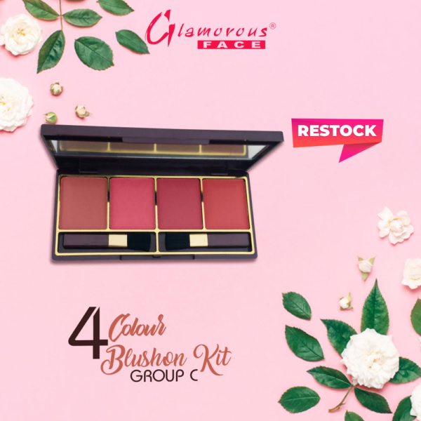 Glamorous Face 4 Color Glorious Contouring Blusher Kit - Group C