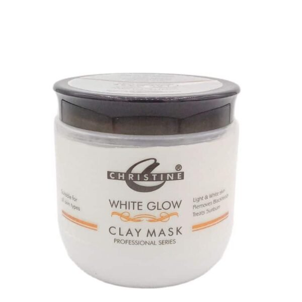 Christine White Glow Clay Mask 150ml Tube & 575ml Jar - Image 2