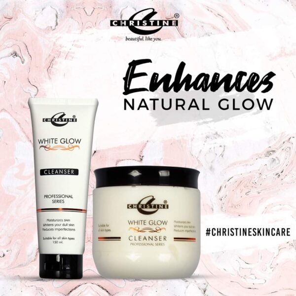 Christine White Glow Cleanser 150ml Tube & 475ml Jar