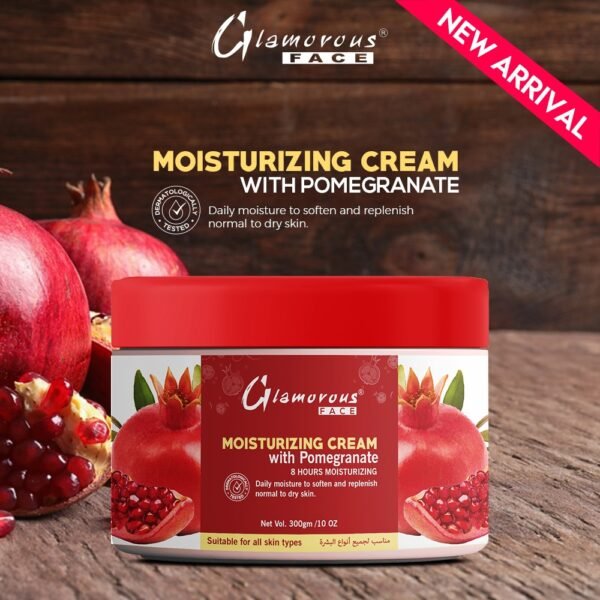 Glamorous Face Moisturizing with Pomegranate Cream Jar - 300gm