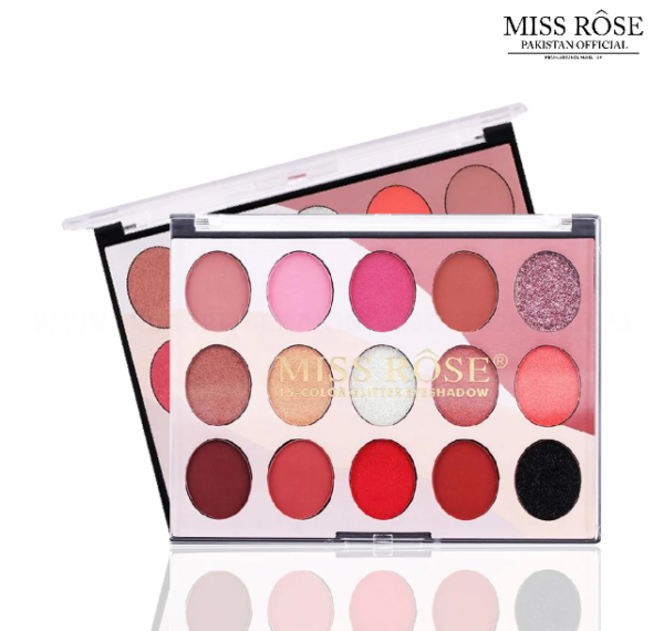 Miss Rose 15 Color Matte Eyeshadow Palette (A)