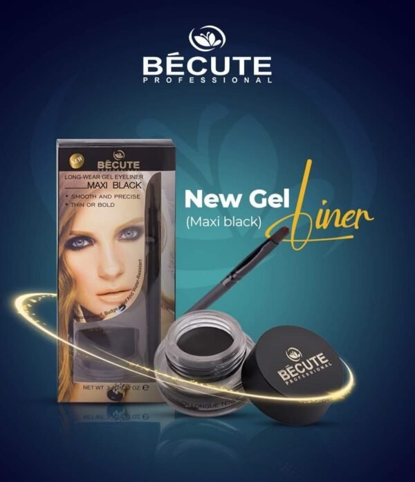 Becute Waterproof Gel Eyeliner with Brush