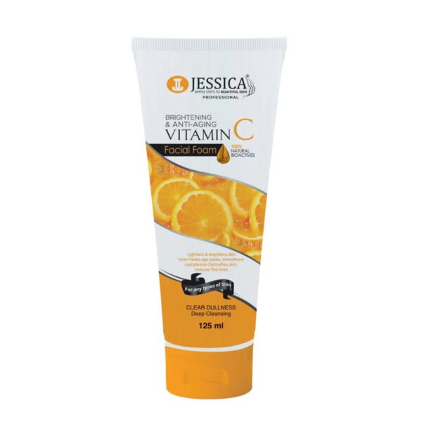 Jessica Brightening & Anti Aging Vitamin C Facial Foam - 125ml - Image 2