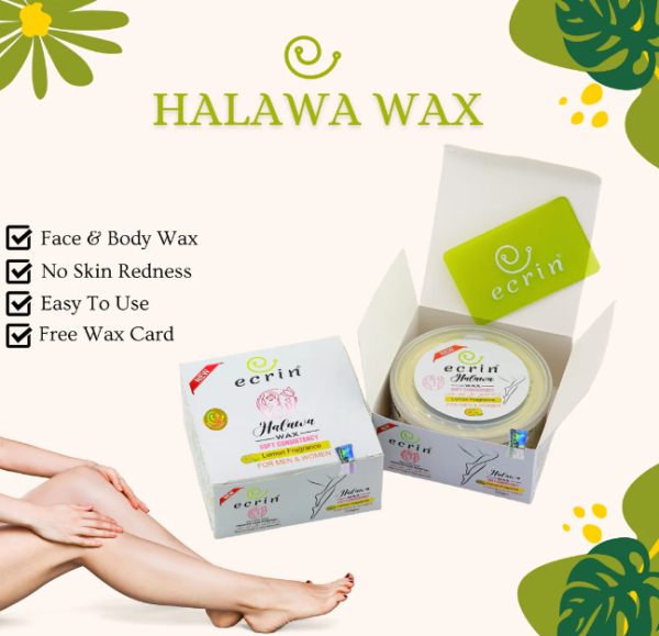 Ecrin Halawa Wax 100% Lemon & Sugar Base | Free Applicator Card