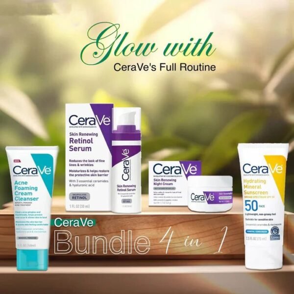 Cerave 4 In 1 Skincare Facial Kit